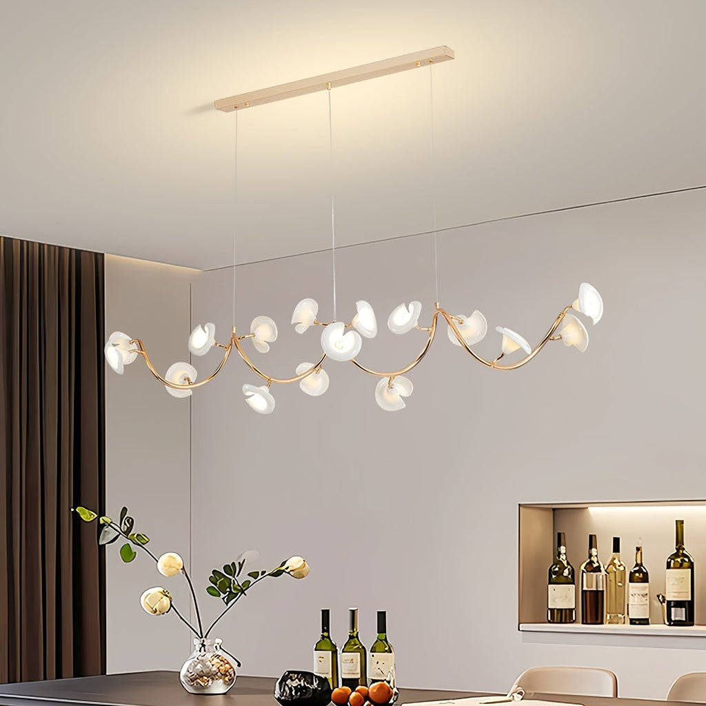 Aurora Chandelier Élégant Branche en Fleur - Neutralighting