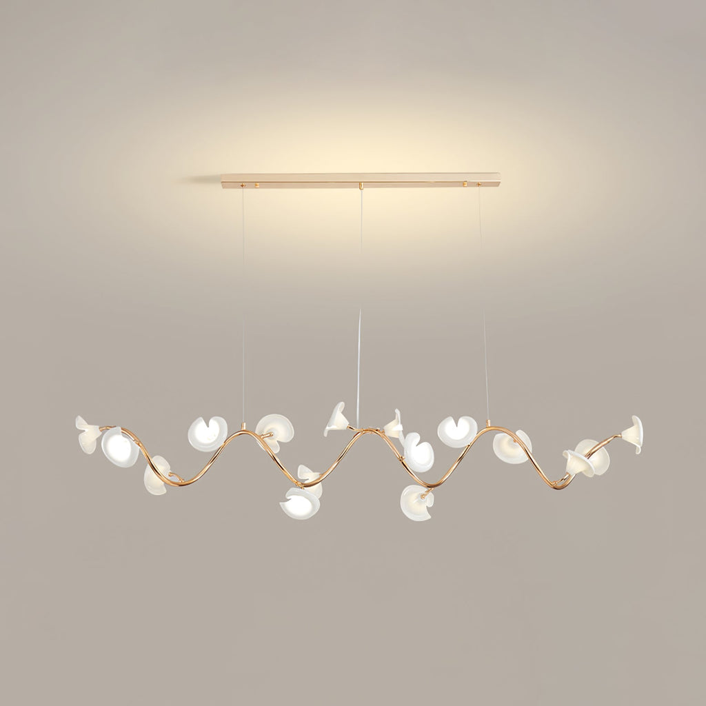 Aurora Chandelier Élégant Branche en Fleur - Neutralighting