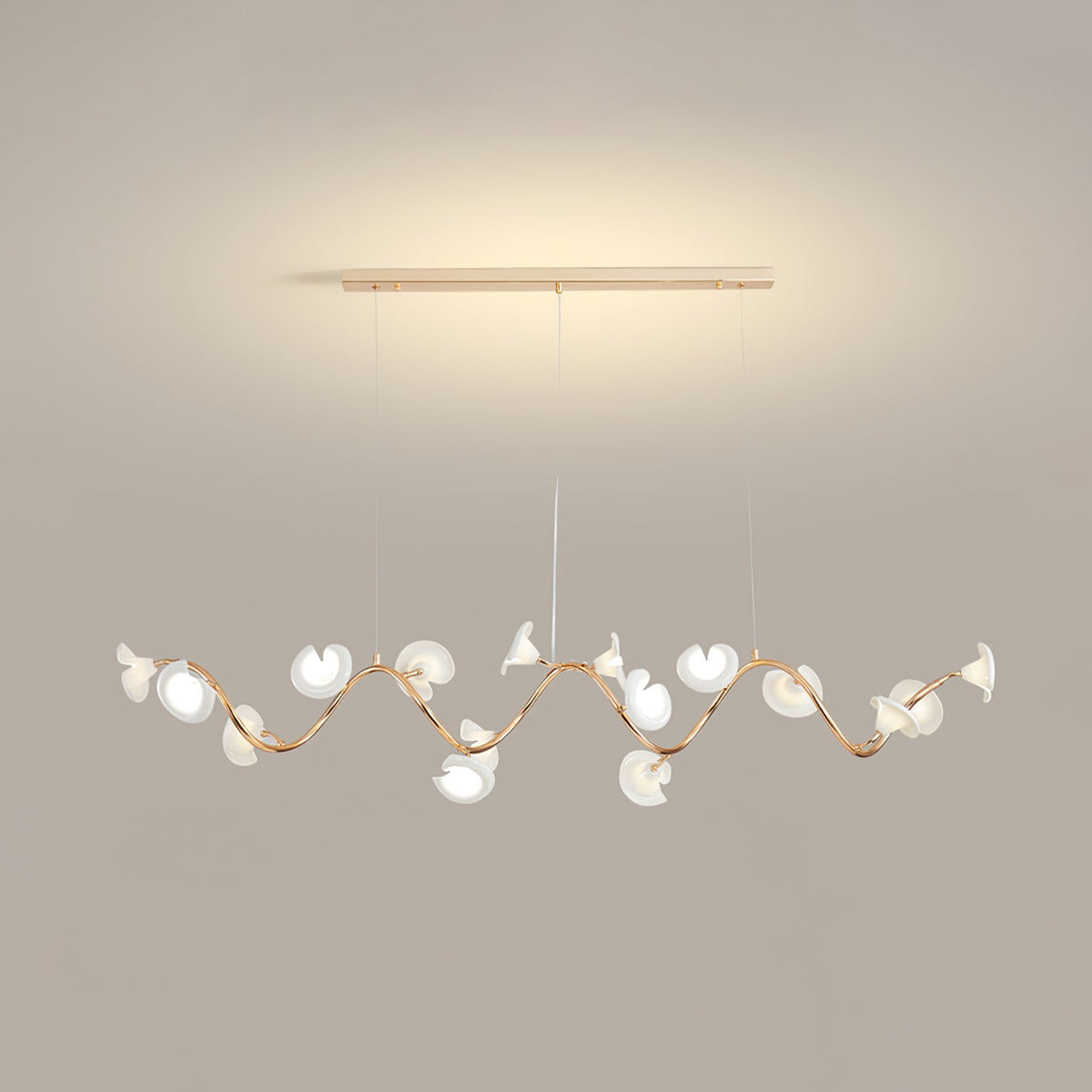Aurora Chandelier Élégant Branche en Fleur - Neutralighting