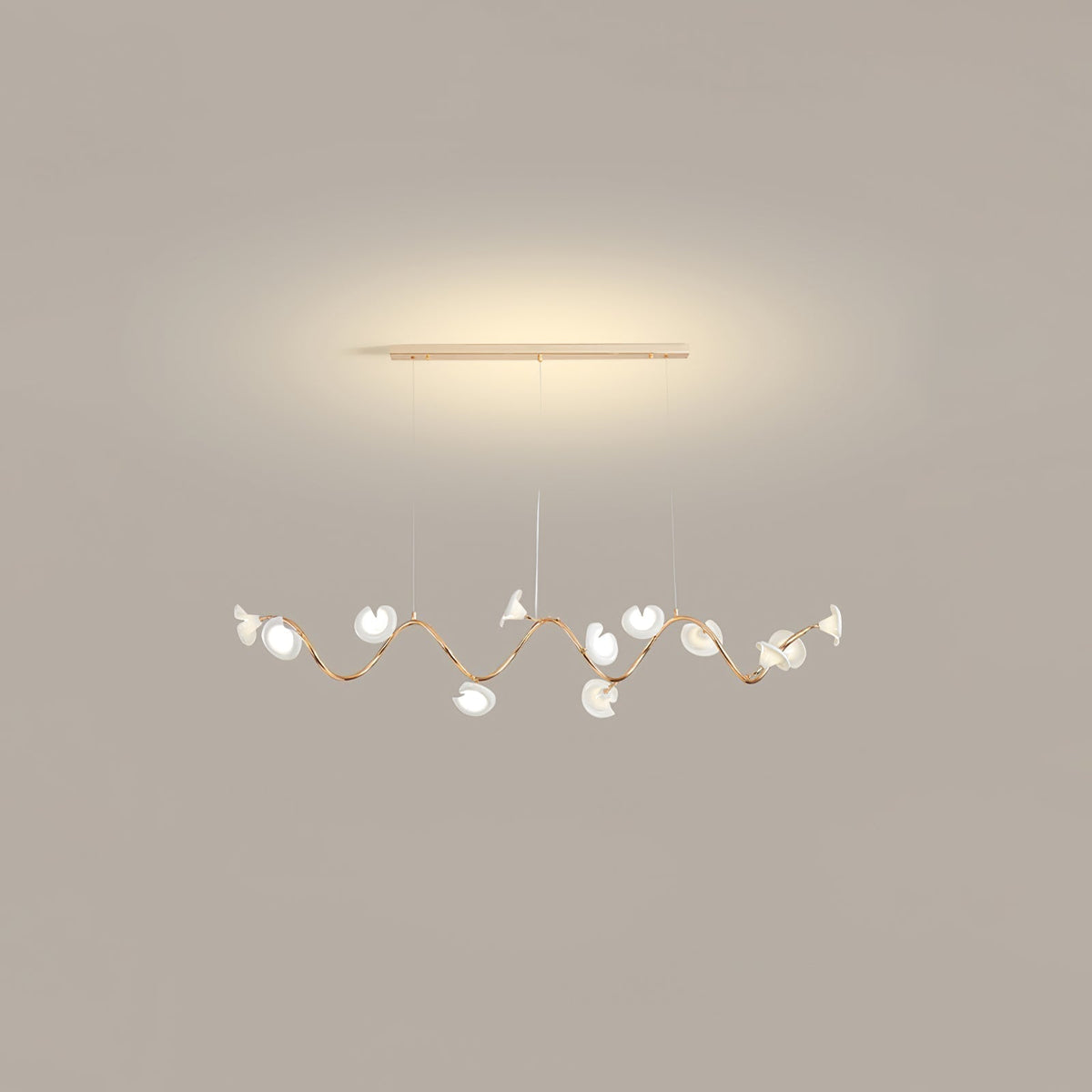 Aurora Chandelier Élégant Branche en Fleur - Neutralighting