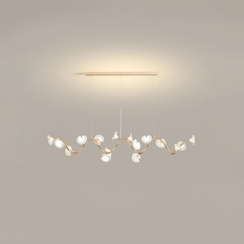 Aurora Chandelier Élégant Branche en Fleur - Neutralighting