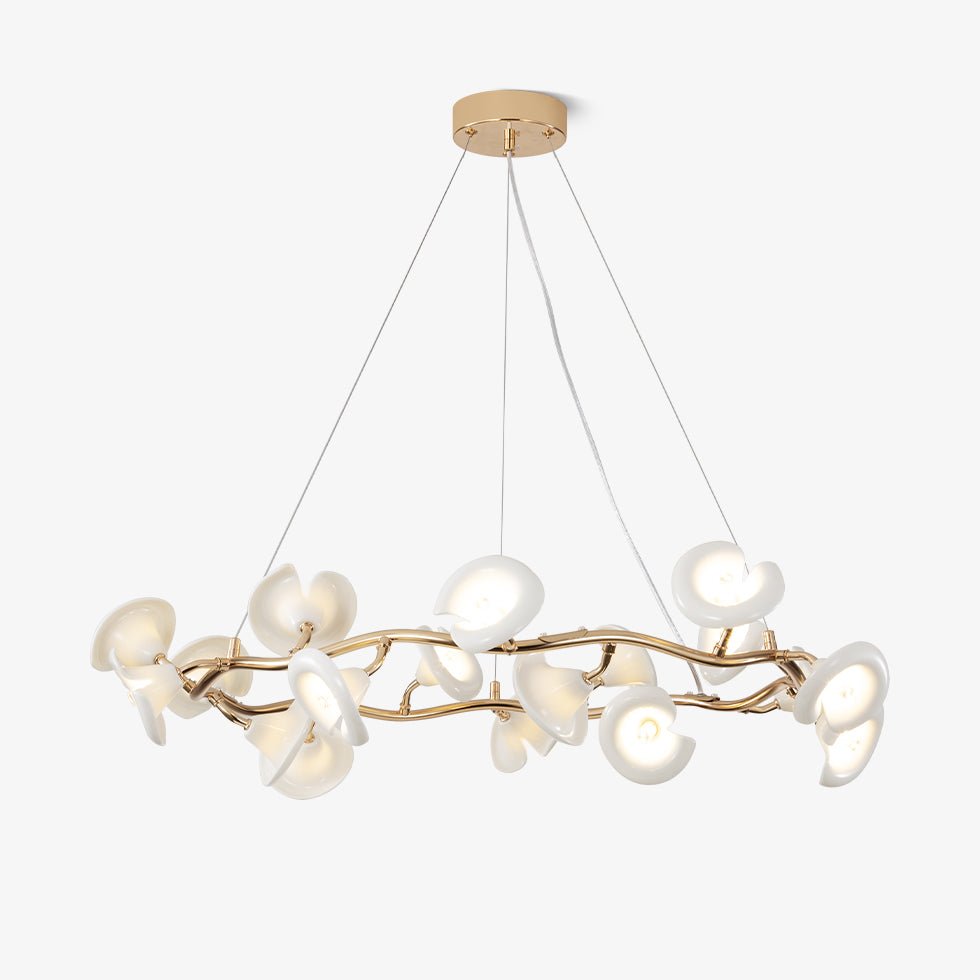 Aurora Chandelier Élégant Branche en Fleur - Neutralighting