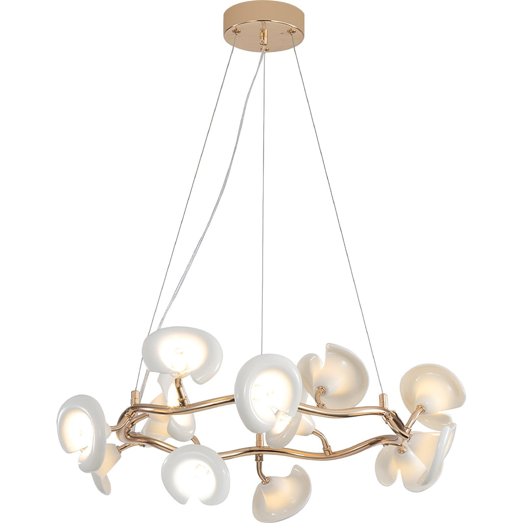 Aurora Chandelier Élégant Branche en Fleur - Neutralighting
