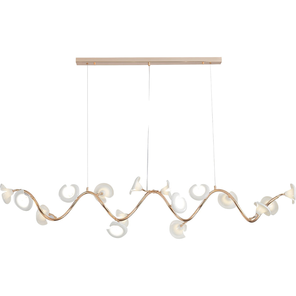 Aurora Chandelier Élégant Branche en Fleur - Neutralighting