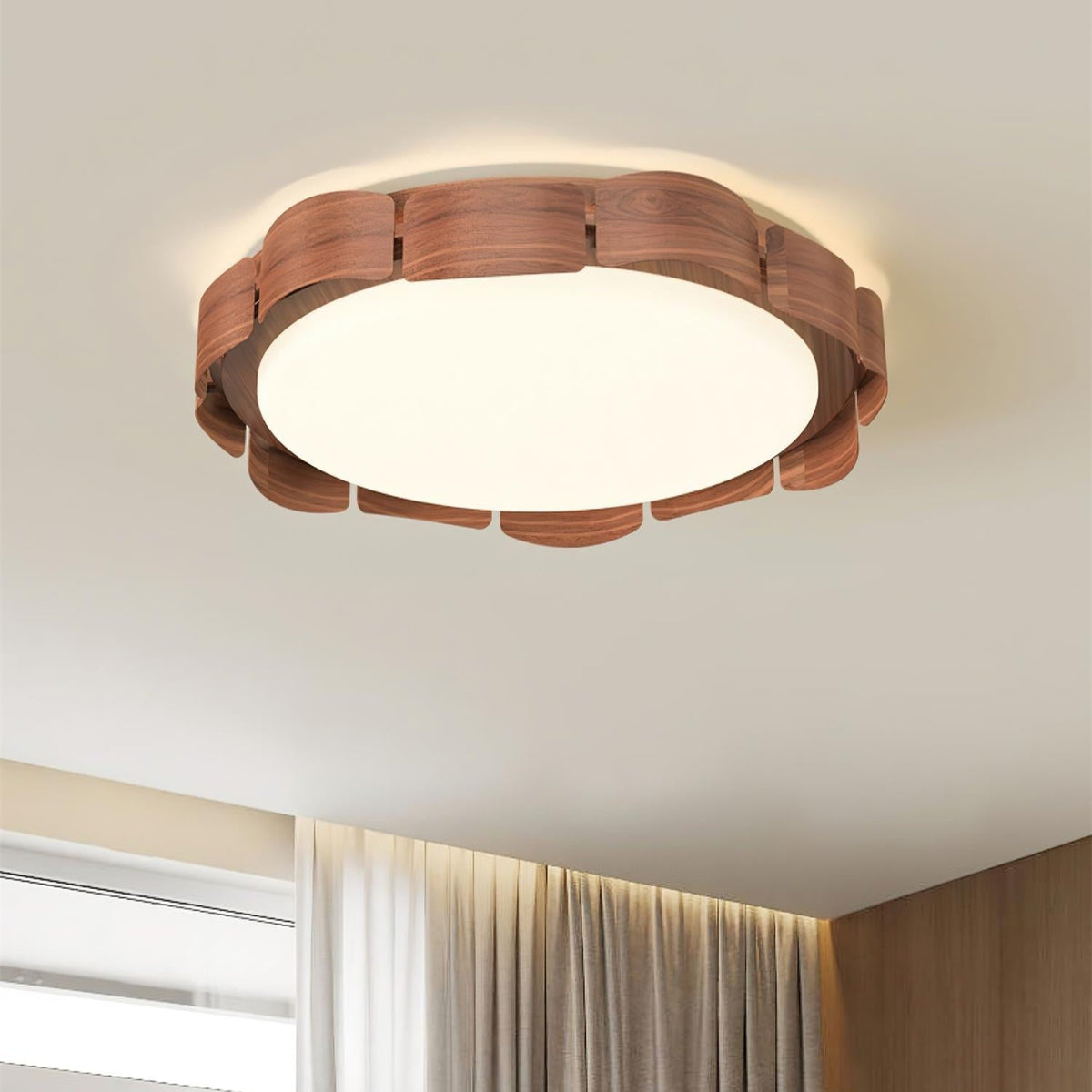 Ardura Plafonnier LED Noyer - Neutralighting