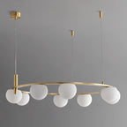 Nimbus Chandelier Moderne Anneau Sphères en Verre - Neutralighting