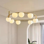 Nimbus Chandelier Moderne Anneau Sphères en Verre - Neutralighting