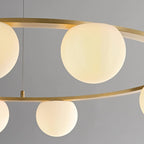 Nimbus Chandelier Moderne Anneau Sphères en Verre - Neutralighting