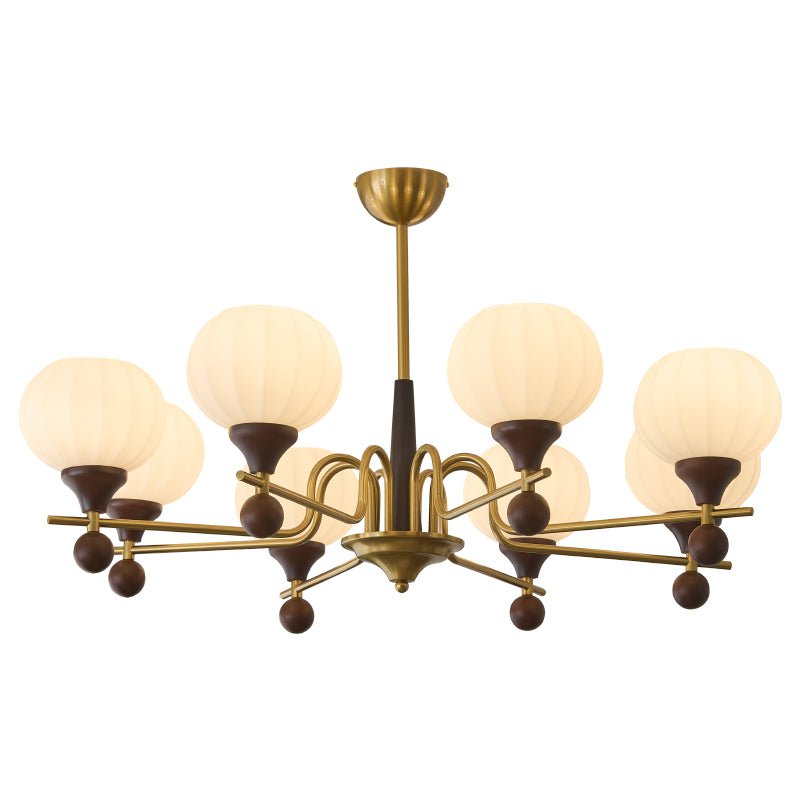 Anorionis Lustre Traditionnel Haut de Gamme en Bois - Neutralighting