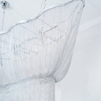 Lustra Chandelier en Chaînes d'Aluminium Nickel Scintillant - Neutralighting