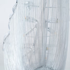 Lustra Chandelier en Chaînes d'Aluminium Nickel Scintillant - Neutralighting