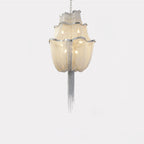 Lustra Chandelier en Chaînes d'Aluminium Nickel Scintillant - Neutralighting
