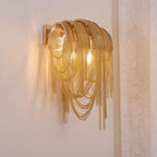 Chains Applique Murale Postmoderne de Luxe avec Franges - Neutralighting