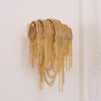 Chains Applique Murale Postmoderne de Luxe avec Franges - Neutralighting