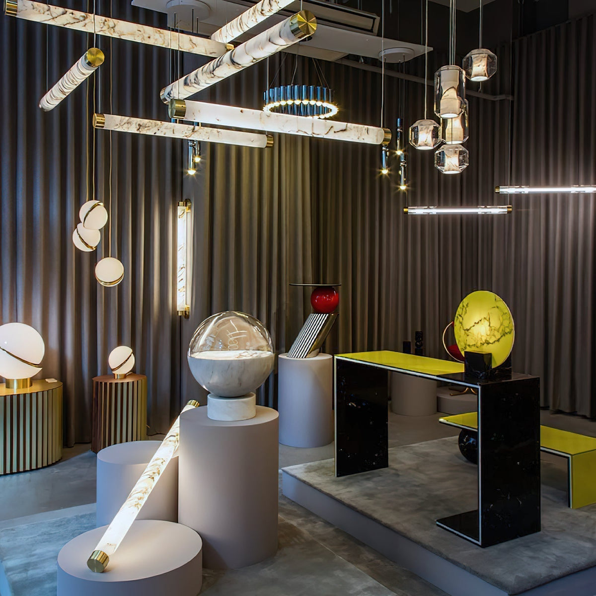 Allirila Lampe à Suspension Moderne Et Minimaliste En Verre Albâtre - Neutralighting