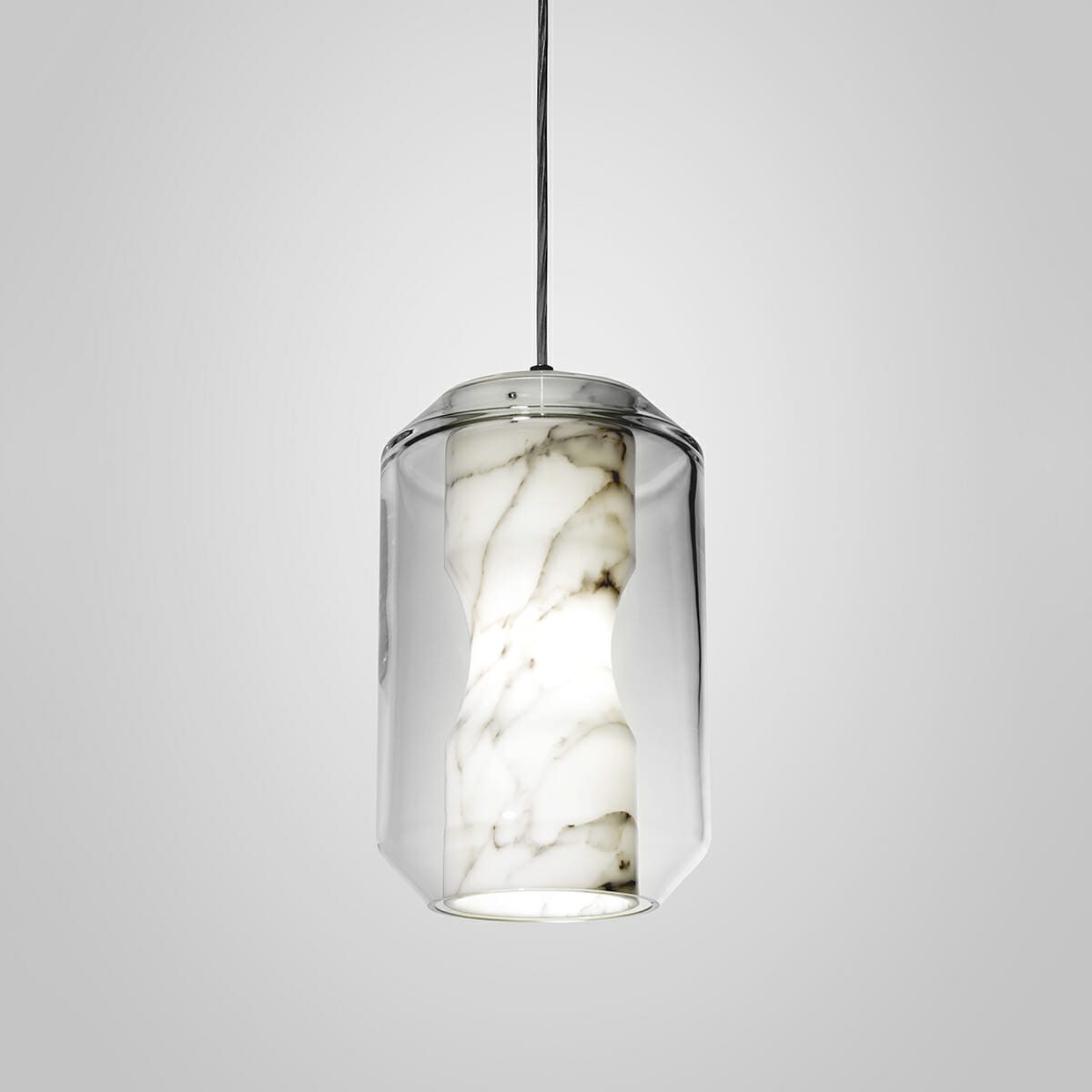 Allirila Lampe à Suspension Moderne Et Minimaliste En Verre Albâtre - Neutralighting