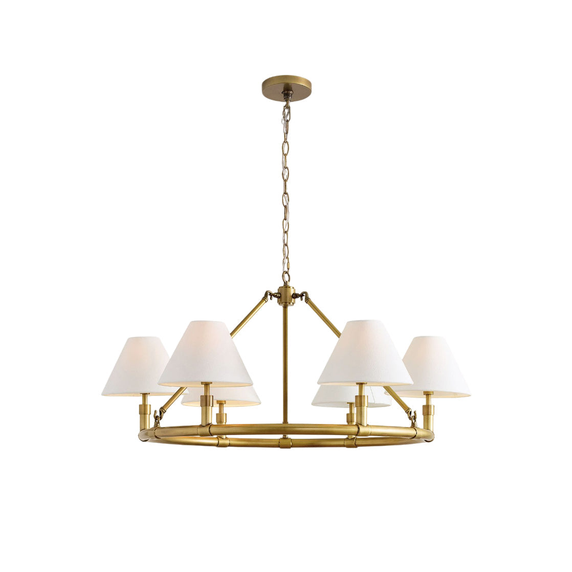 Lymara Lustre Industriel Vintage Robert Tissu - Neutralighting