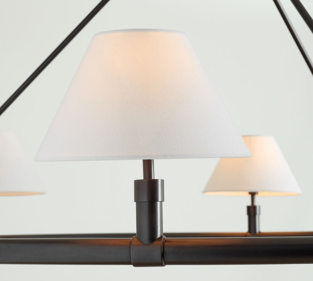 Lymara Lustre Industriel Vintage Robert Tissu - Neutralighting