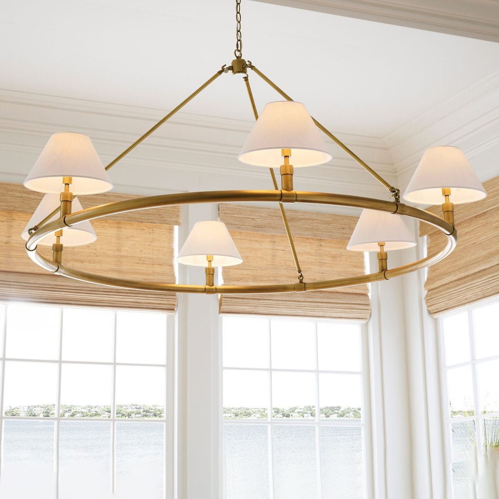 Lymara Lustre Industriel Vintage Robert Tissu - Neutralighting