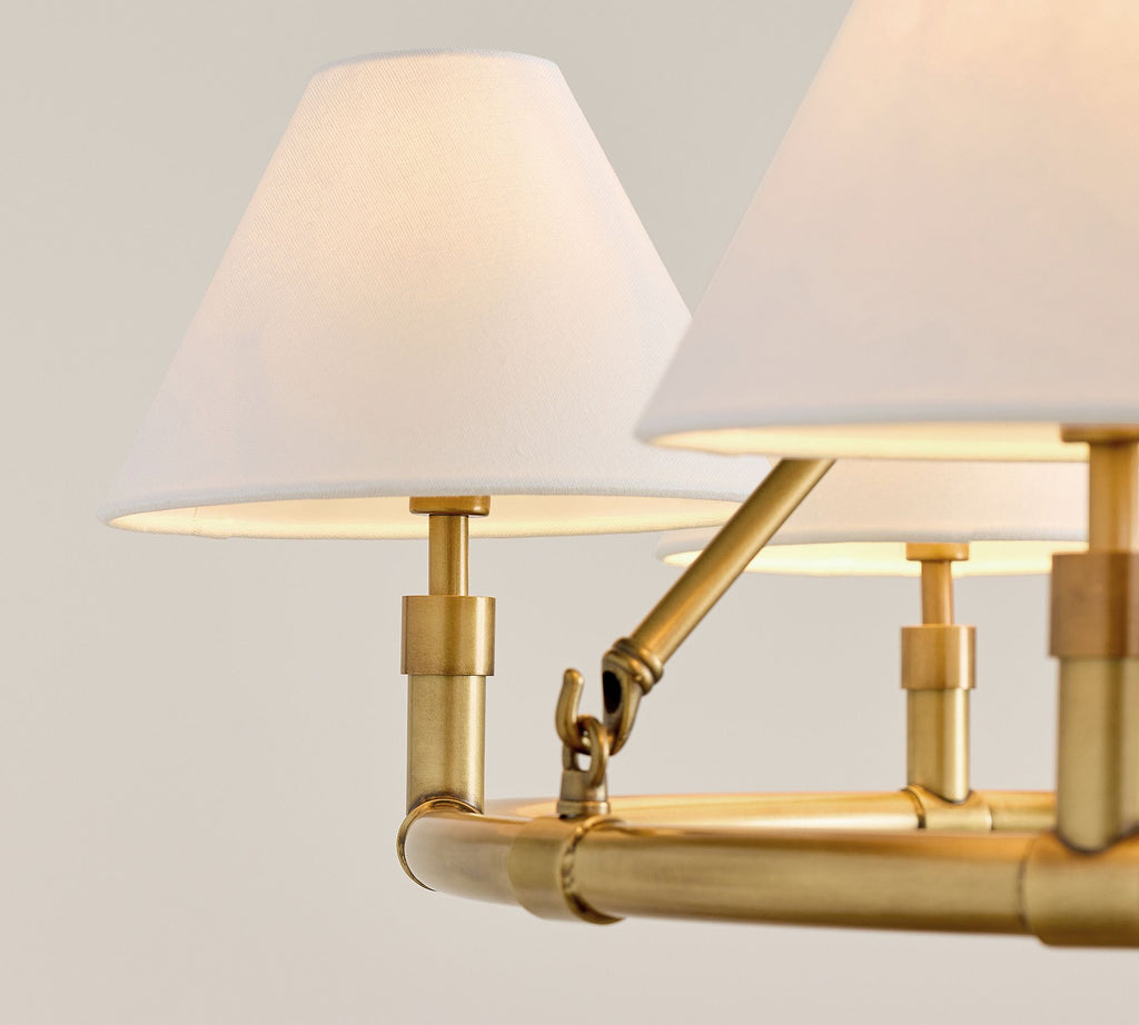 Lymara Lustre Industriel Vintage Robert Tissu - Neutralighting
