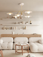 Lustra Chandelier avec Champignon Inspiré de l'Art Déco - Neutralighting