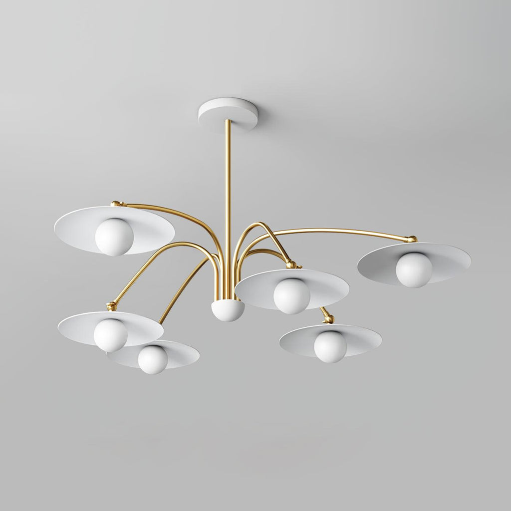 Lustra Chandelier avec Champignon Inspiré de l'Art Déco - Neutralighting