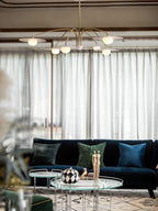 Lustra Chandelier avec Champignon Inspiré de l'Art Déco - Neutralighting