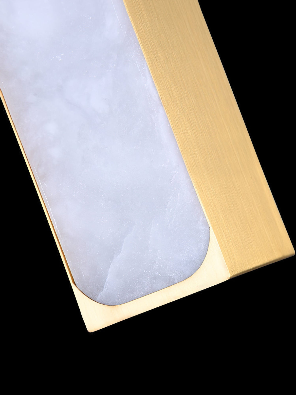 Gleam Lumière de Suspension Moderne Minimaliste en Laiton et Albâtre - Neutralighting