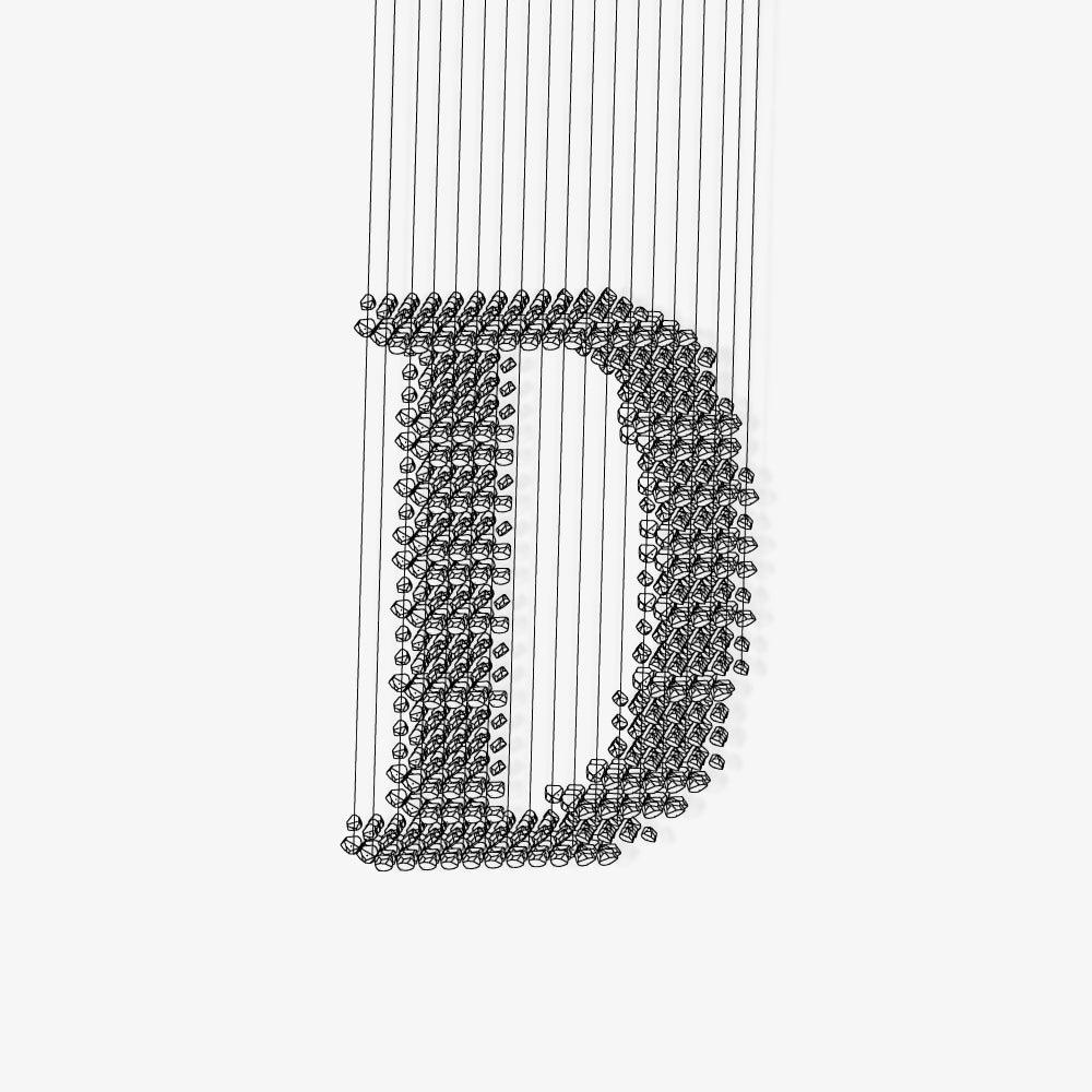 Arsilus Chandeliers Cascade en Pierre Charbon D - Neutralighting