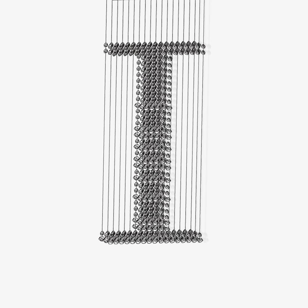 Arsilus Chandeliers Cascade en Pierre Charbon I - Neutralighting