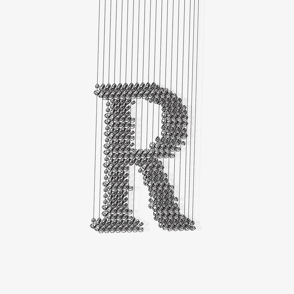 Arsilus Chandeliers Cascade en Pierre Charbon R - Neutralighting