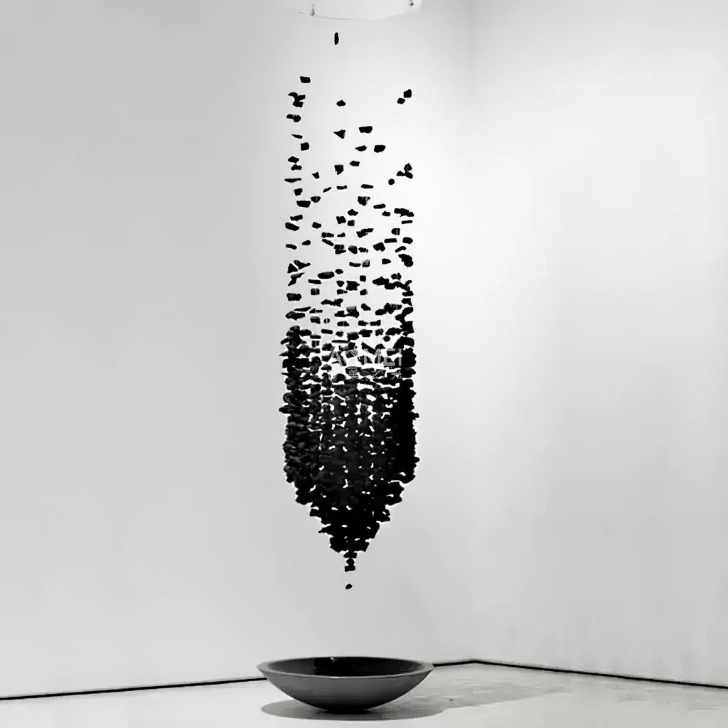 Arsilus Charcoal Stone Cascade Chandeliers for Artistic Space - Neutralighting