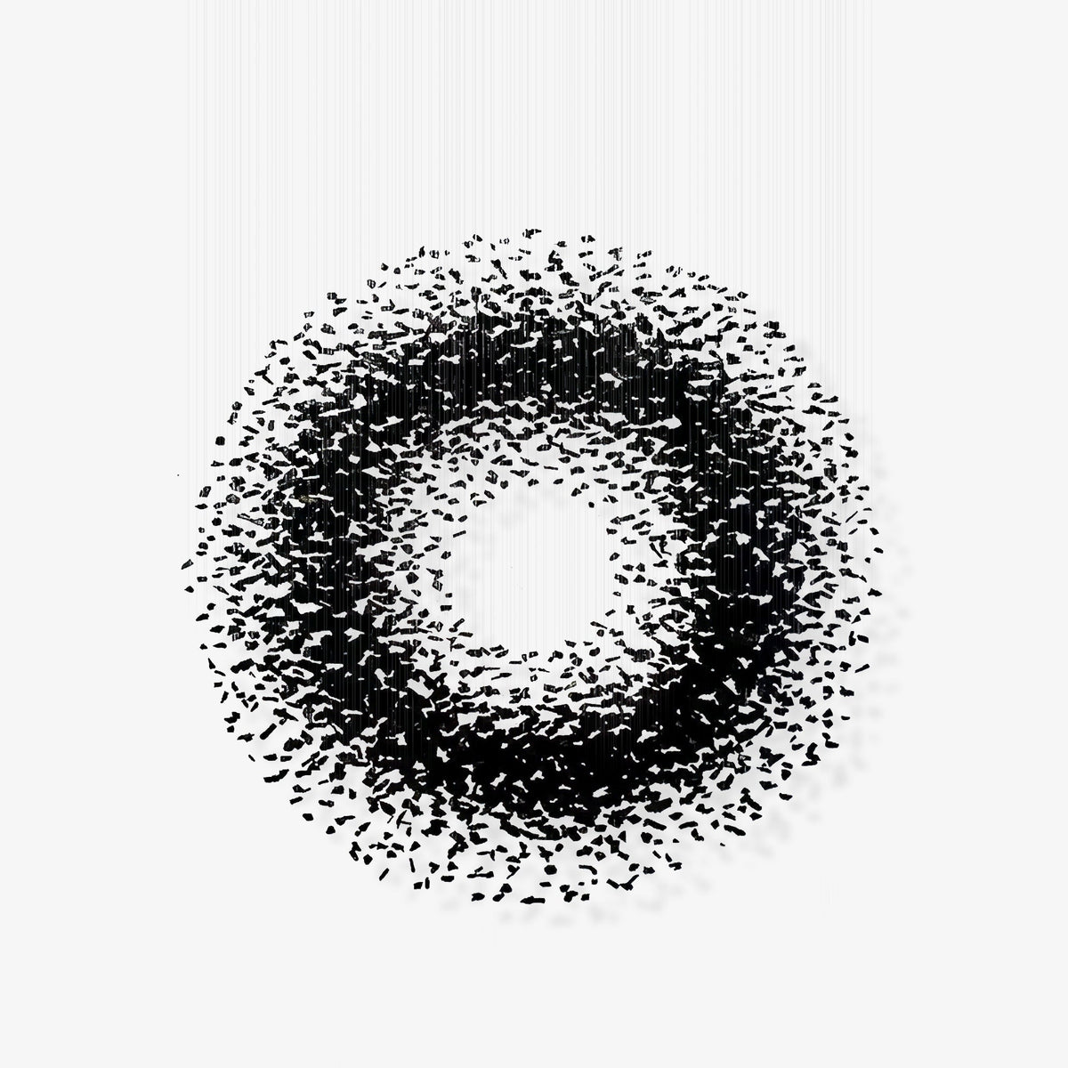 Arsilus Charbon Pierre Sculptural Lustre Orbiculaire - Neutralighting