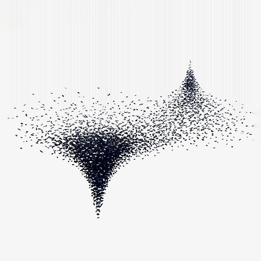 Arsilus Charbon Pierre Sculptural Lustre Orbiculaire - Neutralighting