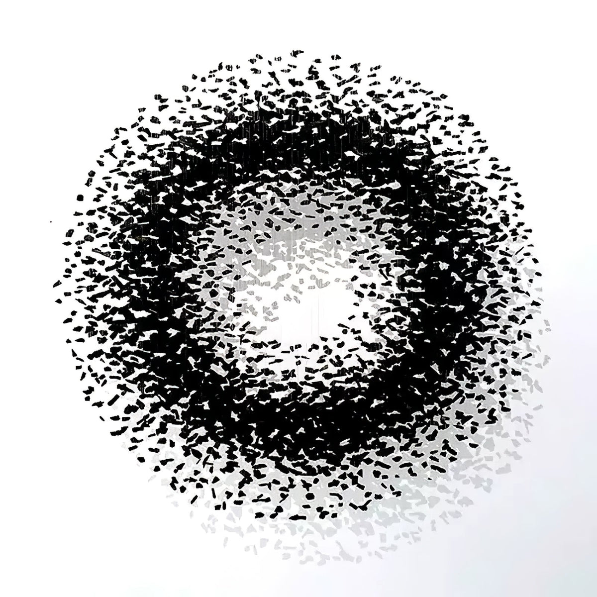 Arsilus Charbon Pierre Sculptural Lustre Orbiculaire - Neutralighting
