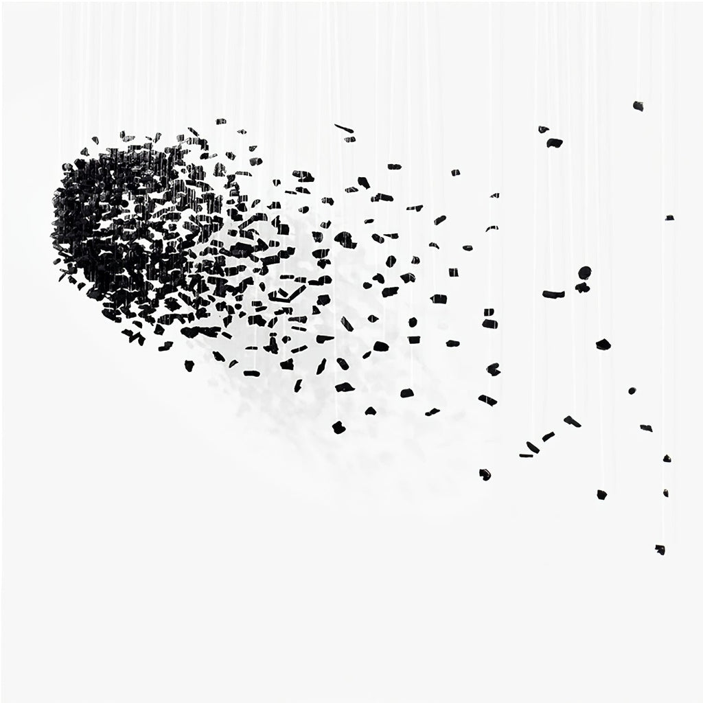 Arsilus Charcoal Stone Cascade Chandeliers for Artistic Space - Neutralighting