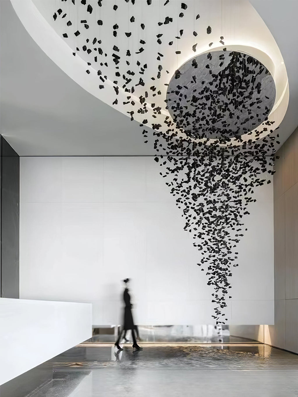Arsilus Charcoal Stone Cascade Chandeliers for Artistic Space - Neutralighting