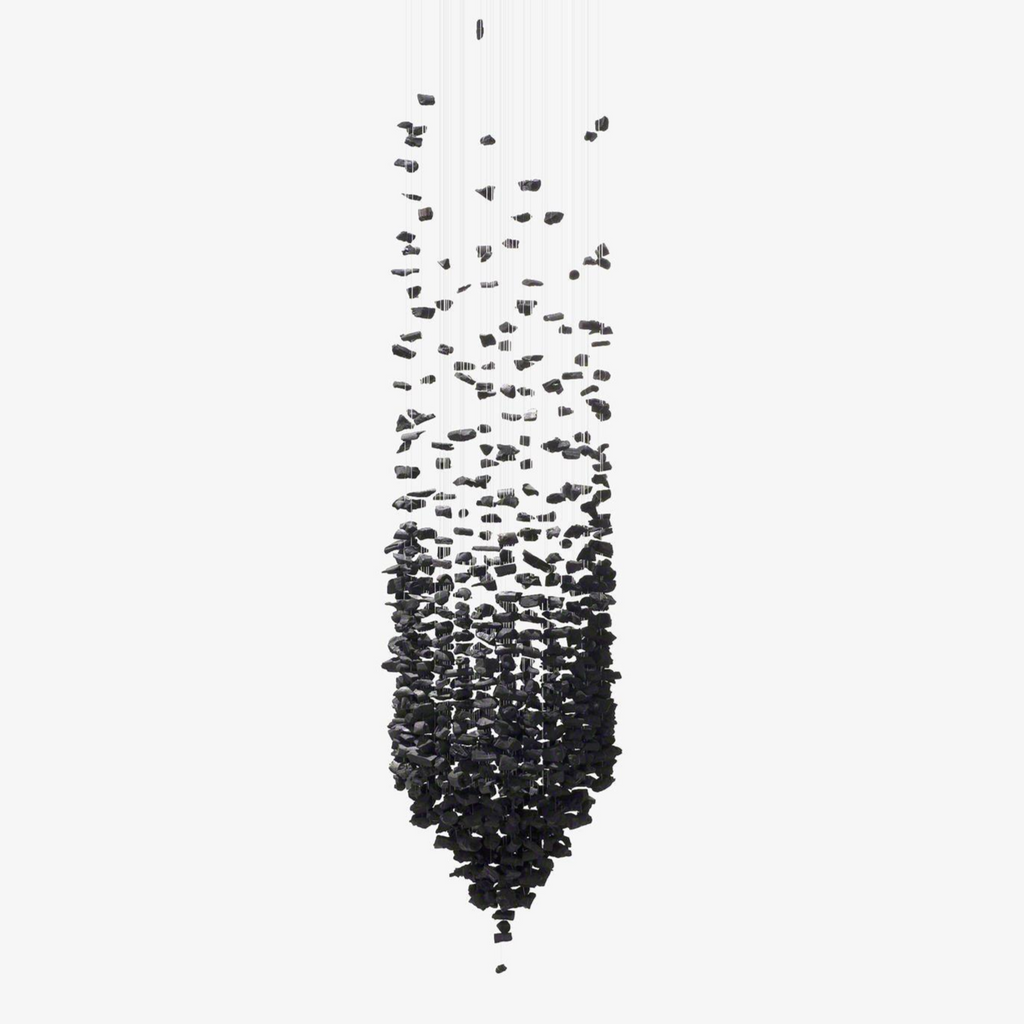 Arsilus Chandelier Sculptural en Pierre Charbon - Neutralighting