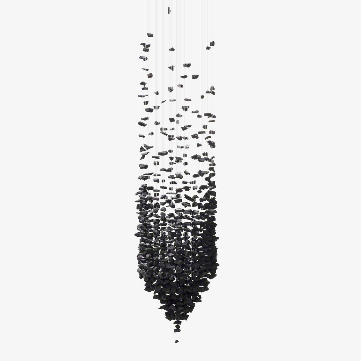 Arsilus Chandelier Sculptural en Pierre Charbon - Neutralighting