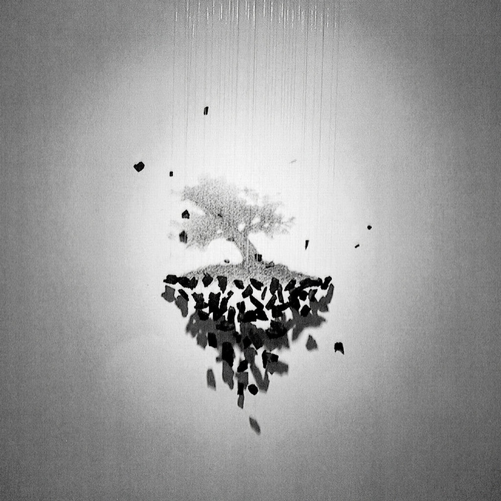 Arsilus Chandelier Sculptural en Pierre Charbon - Neutralighting