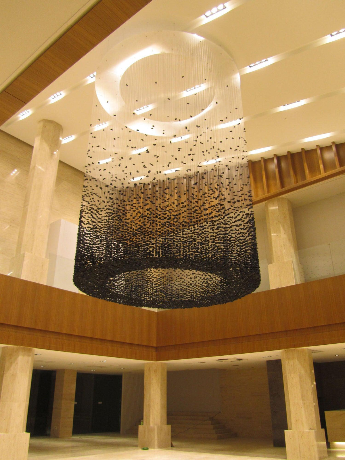 Arsilus Chandelier Sculptural en Pierre Charbon - Neutralighting