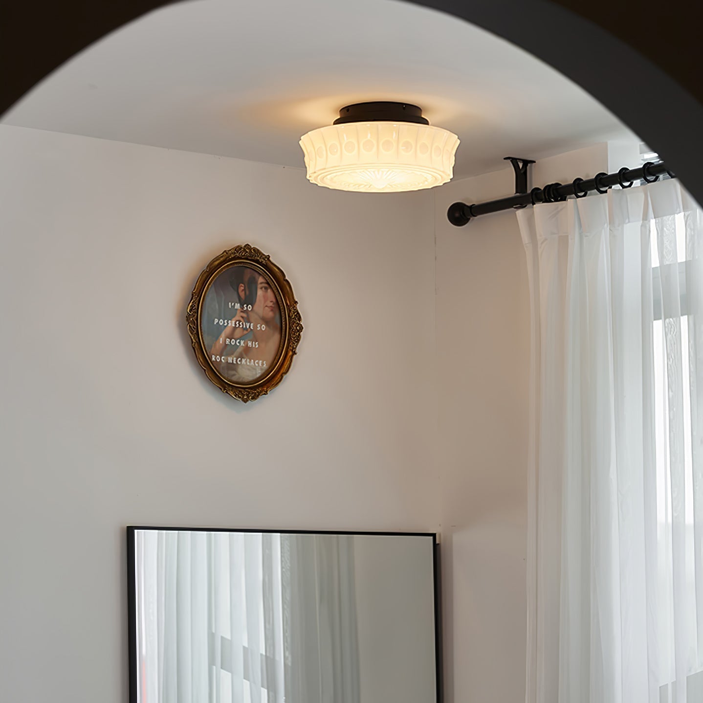Elena Plafonnier Verre - Neutralighting