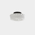 Solara Plafonnier en Verre Blanc Floral pour Salon - Neutralighting