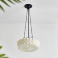 Solara Suspension en Chaîne Verre Blanc - Neutralighting