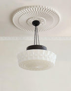 Solara Suspension en Chaîne Verre Blanc - Neutralighting