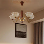 Charlie Lustre Fleur en Verre Courbée - Neutralighting