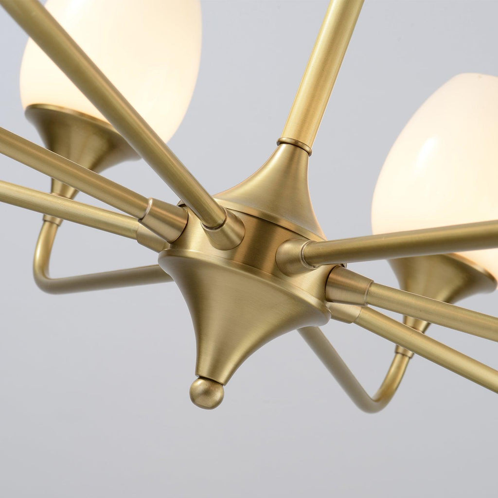 Gleam Lustre Élégant en Laiton - Neutralighting
