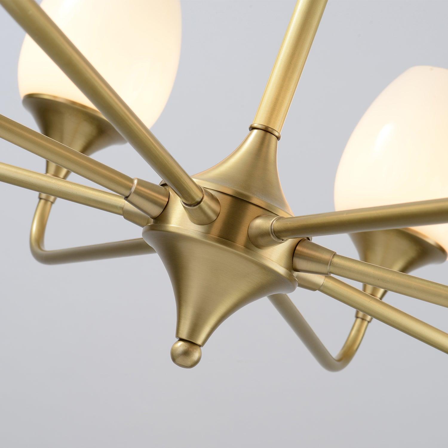 Gleam Lustre Élégant en Laiton - Neutralighting
