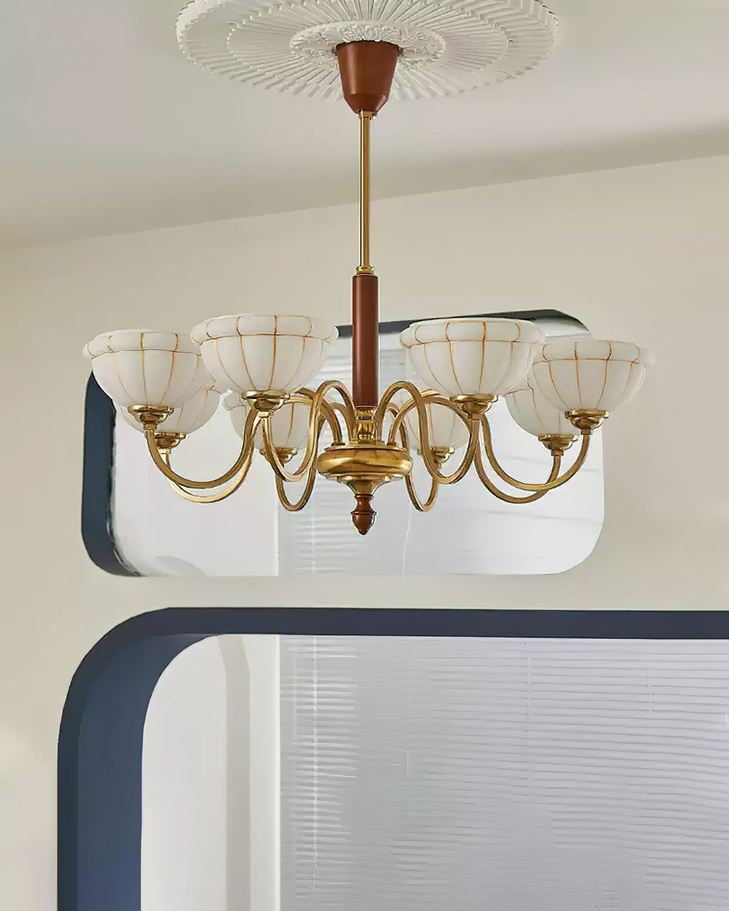 Charlie Lustre Fleur en Verre Courbée - Neutralighting