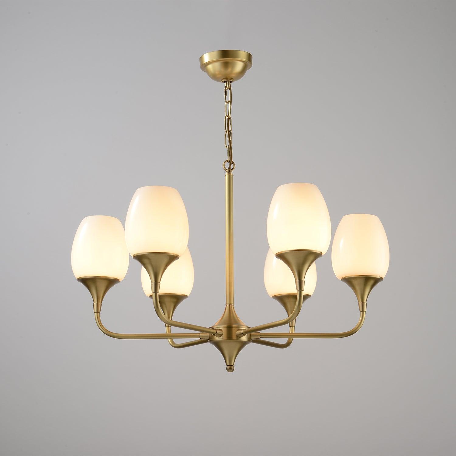 Gleam Lustre Élégant en Laiton - Neutralighting